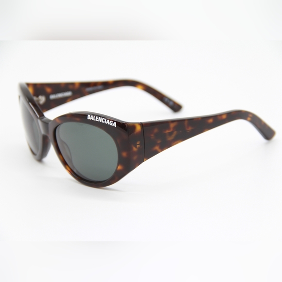 NEW BALENCIAGA SUNGLASSES BB0267S 002 BROWN UNISEX EYEWEAR - Picture 5 of 8